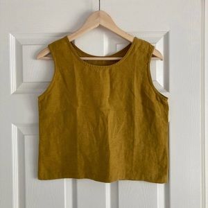 Sotela Lyla Tank Mustard Linen 0